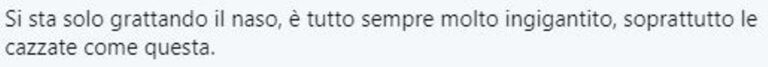 tweet sarri scaccola