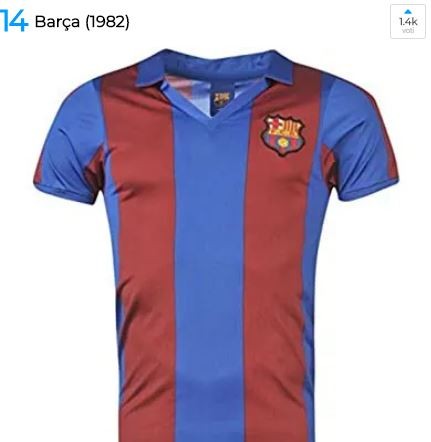 Maglia Barcellona 1982