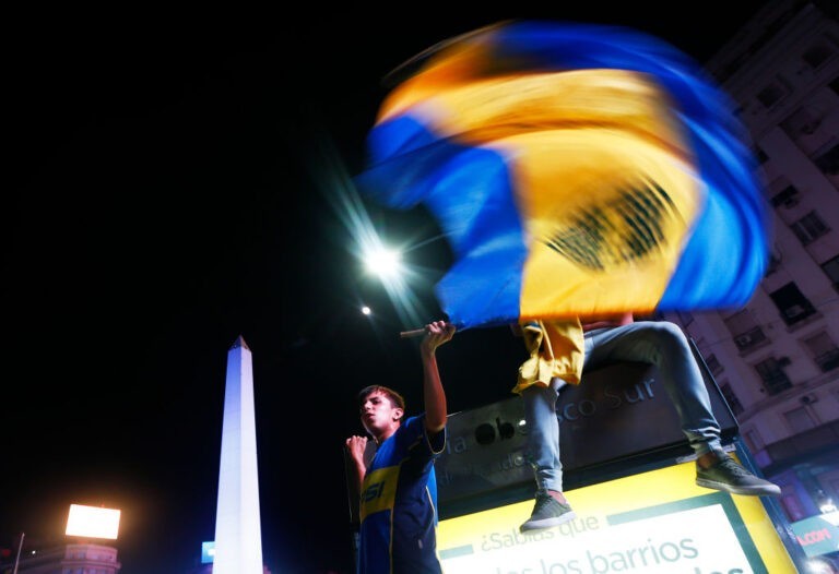 festa tifosi Boca Juniors