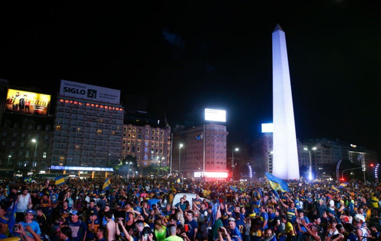 festa tifosi Boca Juniors