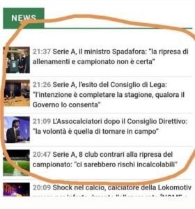 confusione calcio italiano