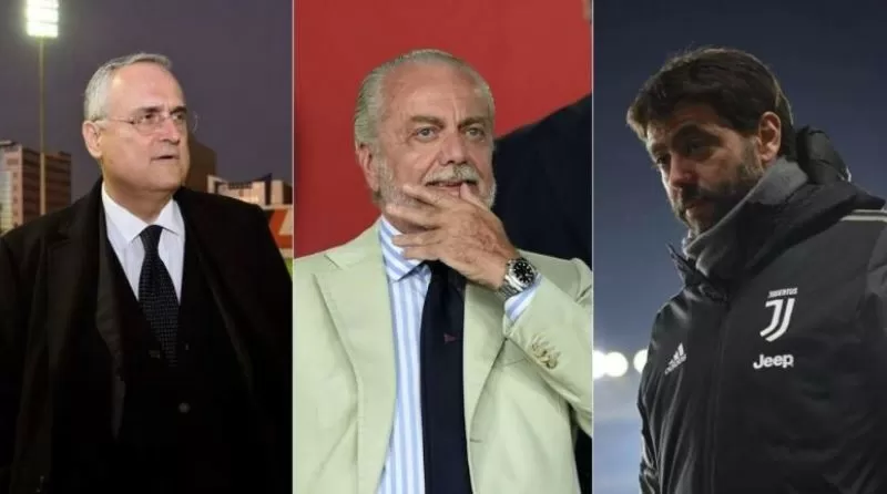 lotito de laurentiis agnelli