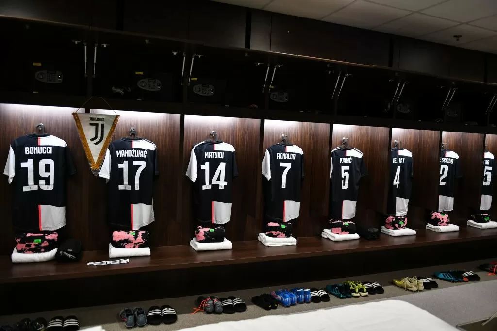 spogliatoio Juventus