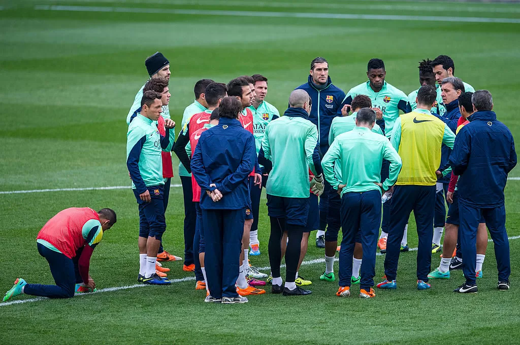 Barcellona allenamento