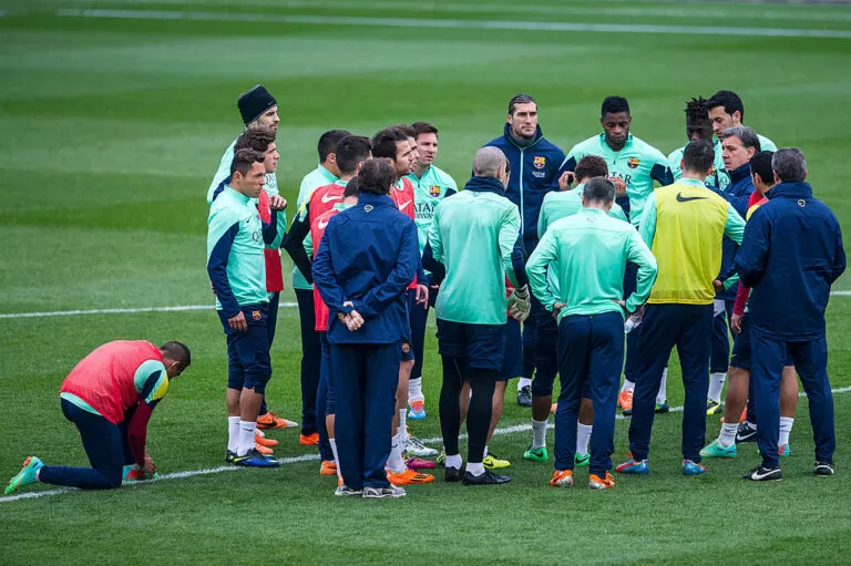 Barcellona allenamento