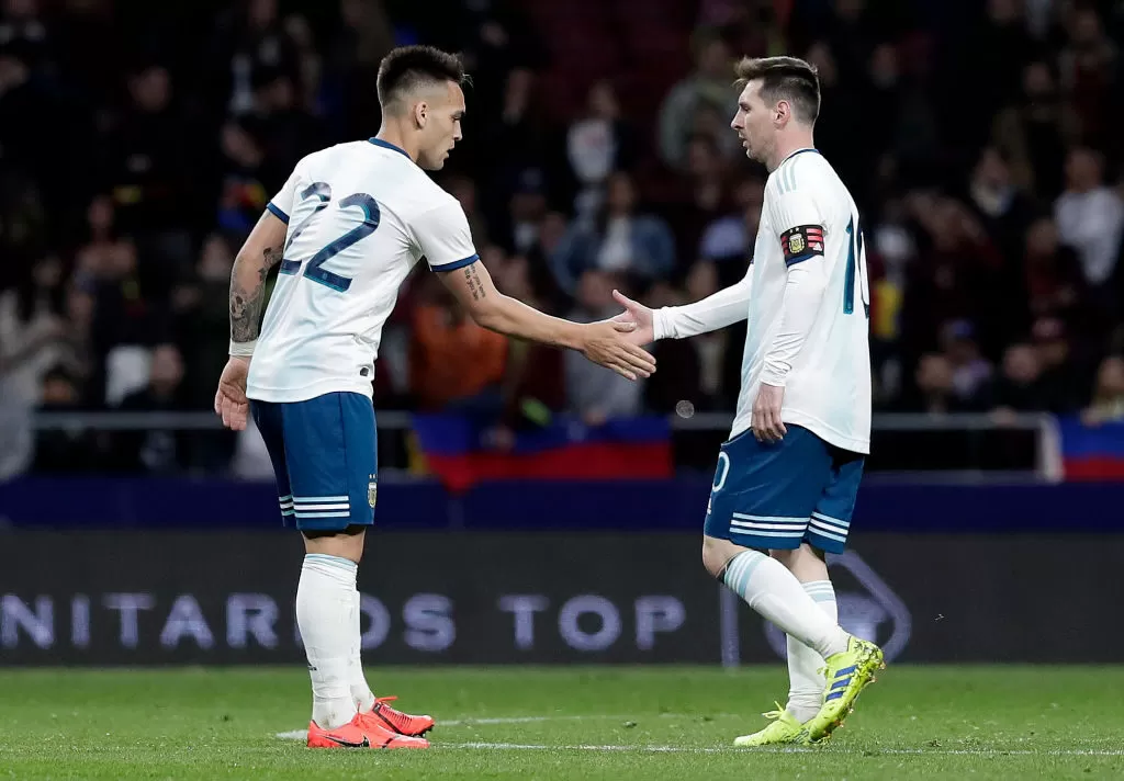 Messi Lautaro Martinez