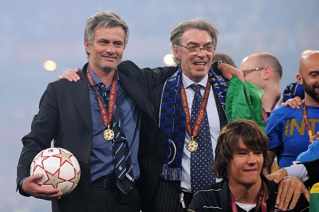 Mourinho e Moratti