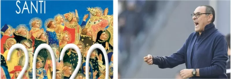 Sarri calendario Santi