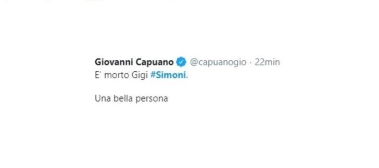 morte Gigi Simoni