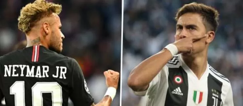 neymar e dybala