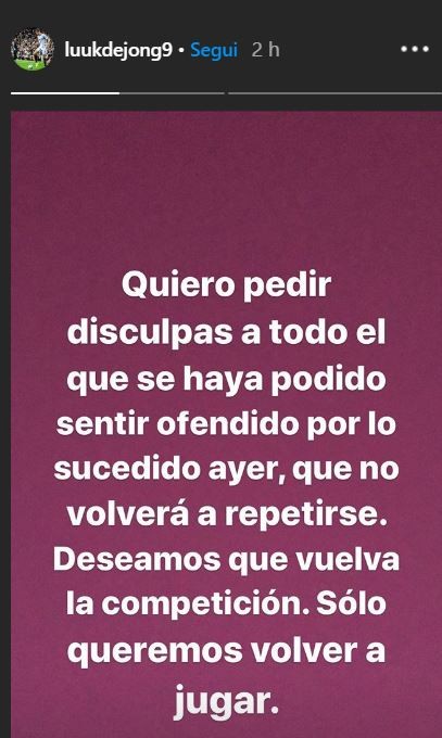 scuse de jong instagram