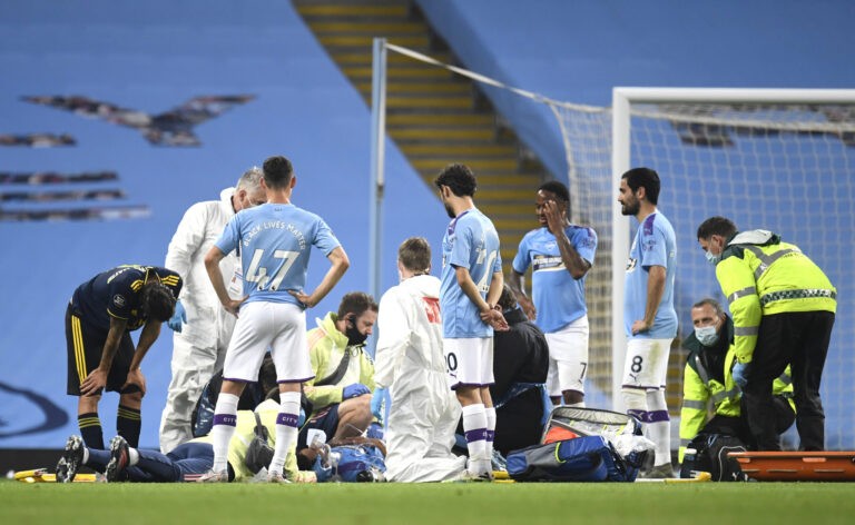 Infortunio Eric Garcia