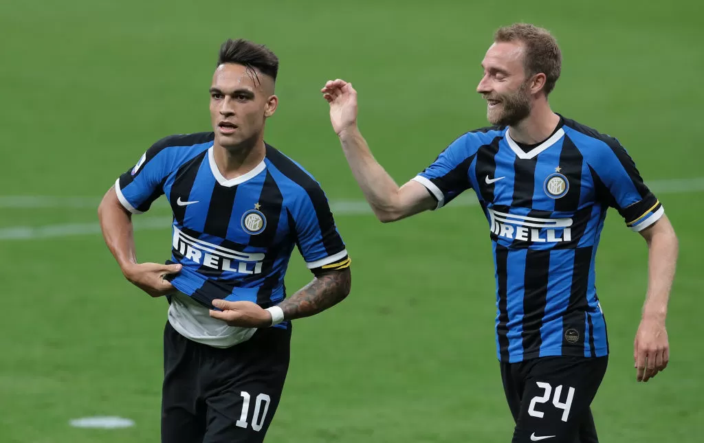 Lautaro Martinez ed Eriksen