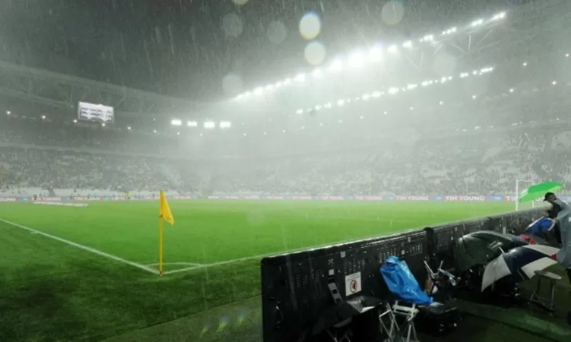 Juventus Stadium pioggia