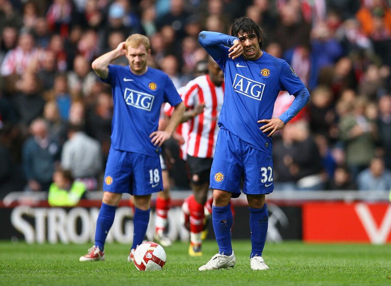 Scholes e Tevez