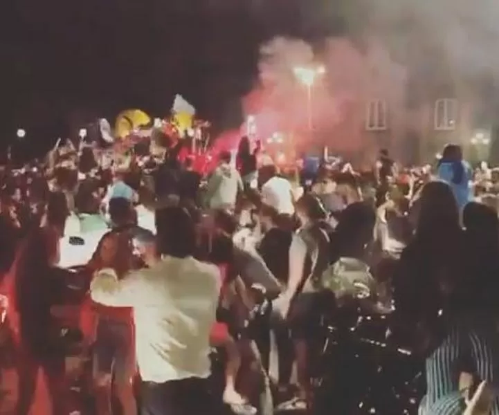 festa tifosi Napoli