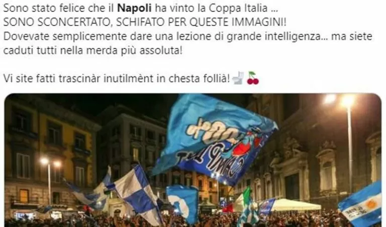 festeggiamenti tifosi napoli