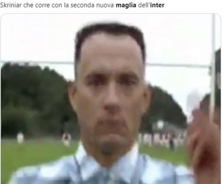 reazioni social seconda maglia inter