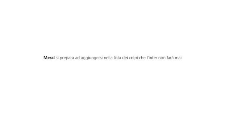 messi inter