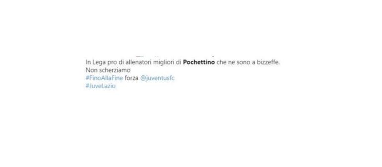 reazioni pochettino