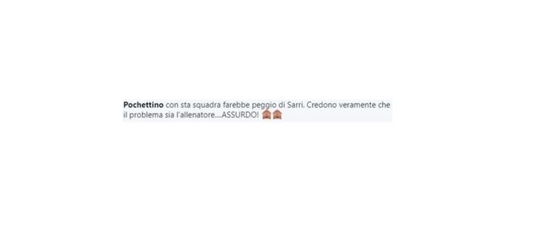 reazioni pochettino