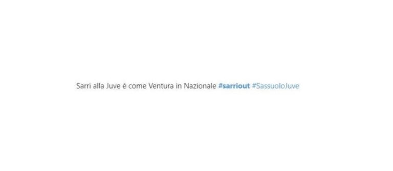 reazioni juve sarri