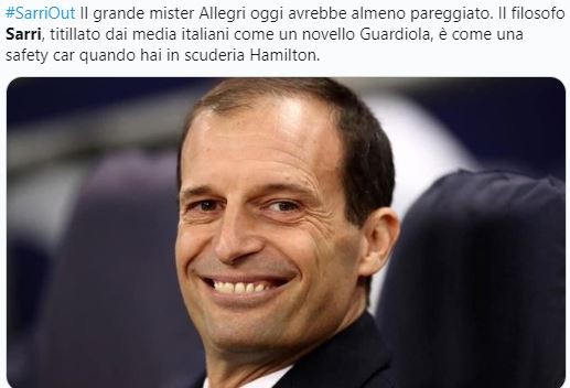 reazioni social juve