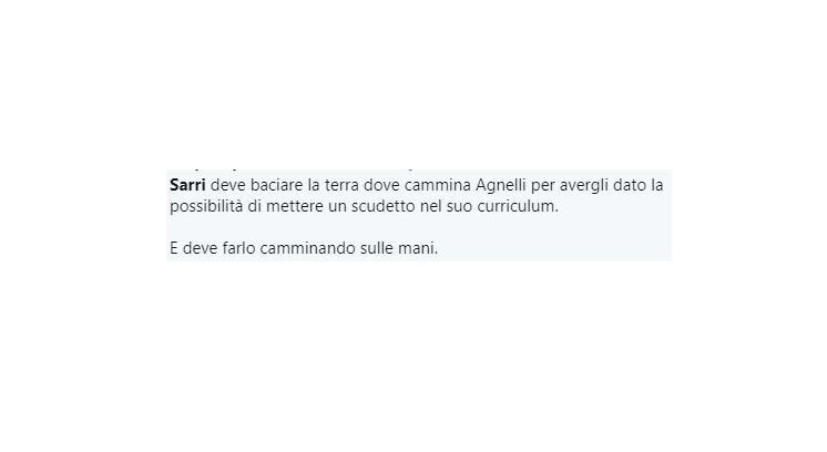 reazioni social juve