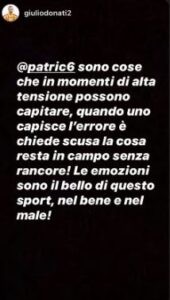 risposta Donati a Patric