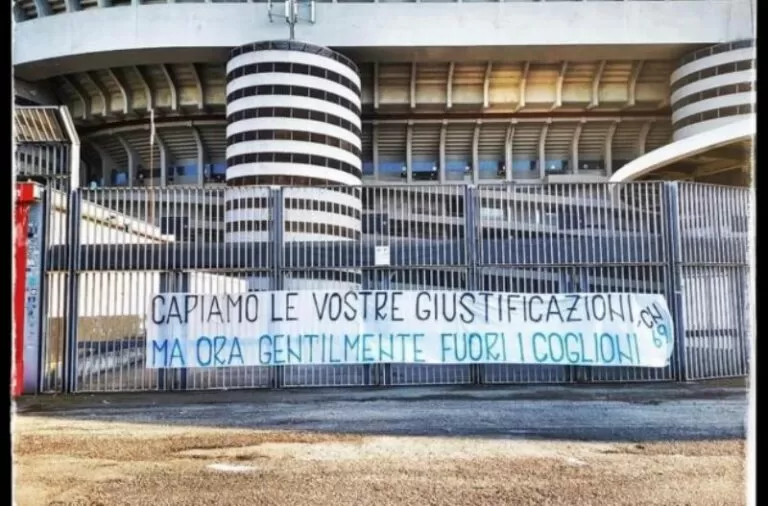 striscione Inter