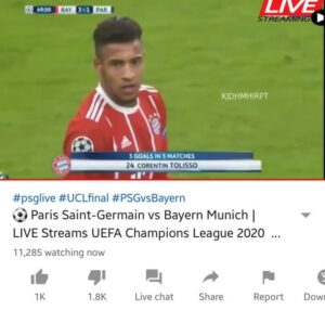 PSG-Bayern streaming