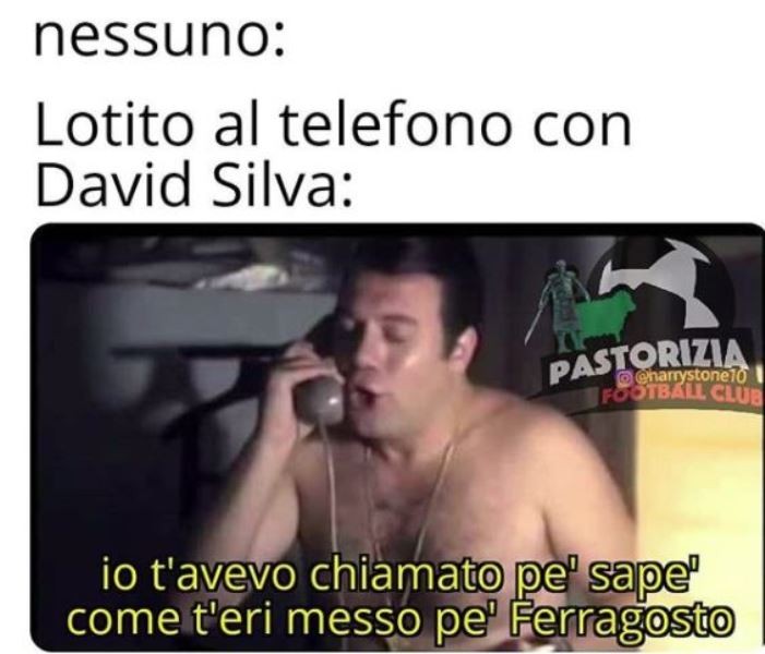 meme david silva lazio