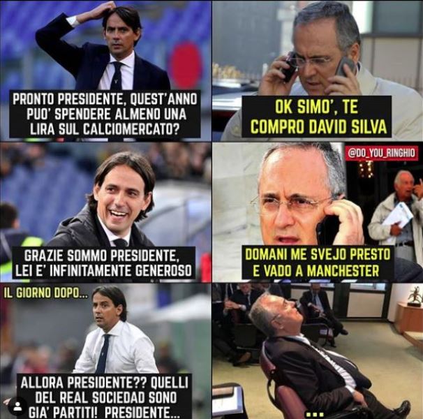 meme david silva lazio