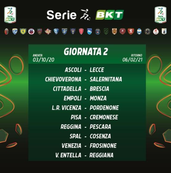 calendario Serie B