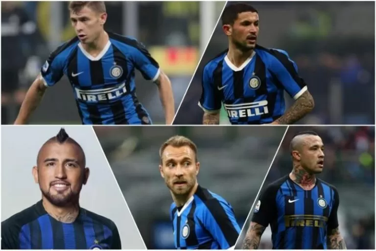 Barella, Sensi, Vidal, Eriksen, Nainggolan