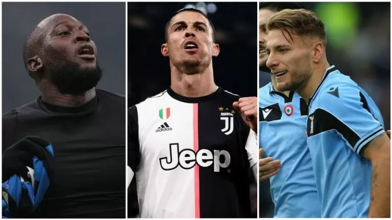 Lukaku, Ronaldo e Immobile