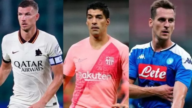 Suarez Dzeko Milik