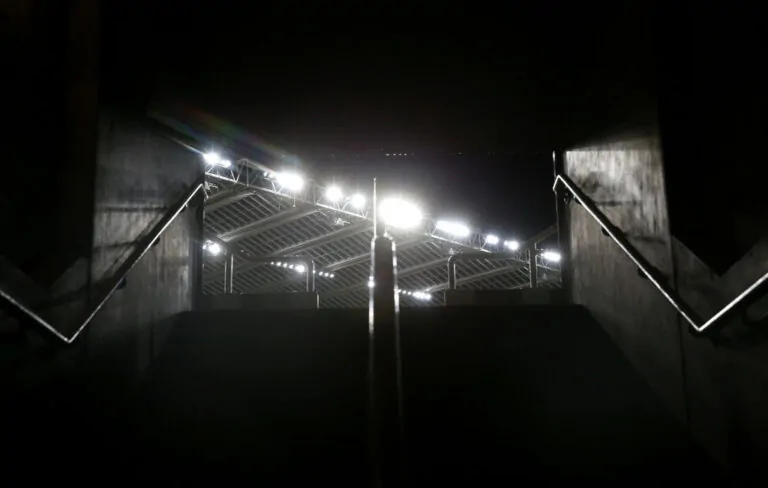 riflettori stadio