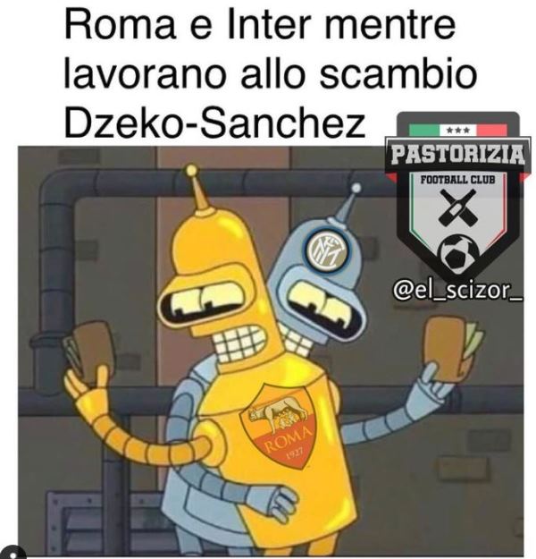 scambio Dzeko Sanchez