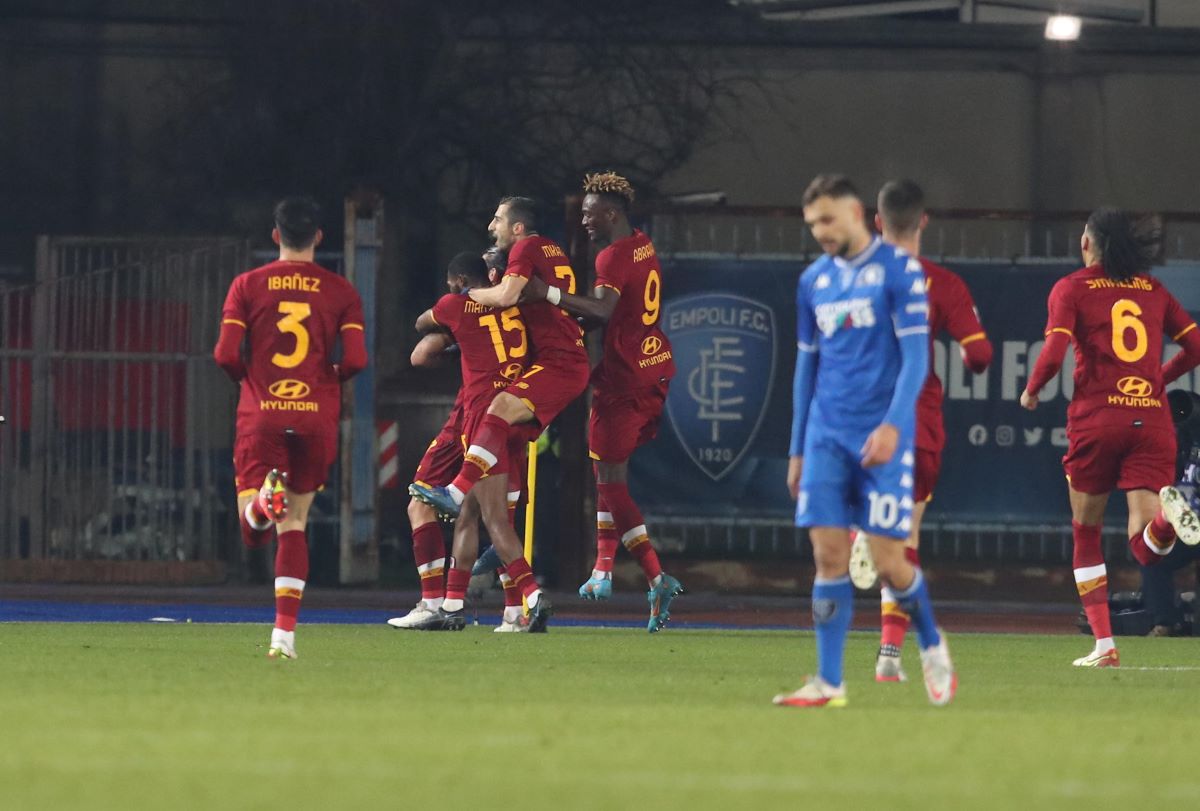 Roma stellare nel primo tempo: la squadra di Mourinho rifila 4 gol all’Empoli