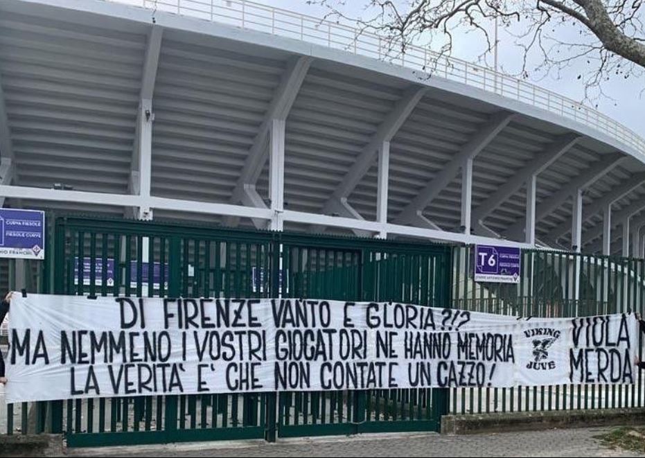 striscione Juventus
