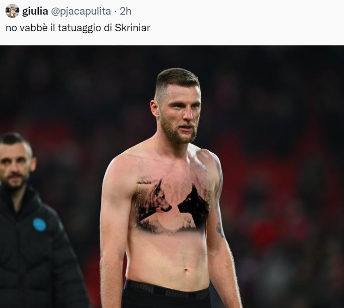 tatuaggio Skriniar
