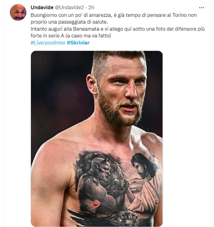 tatuaggio Skriniar