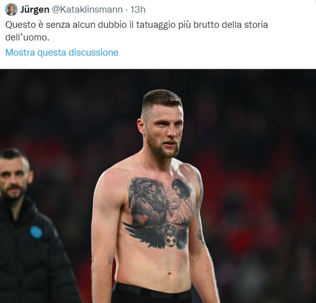 tatuaggio Skriniar