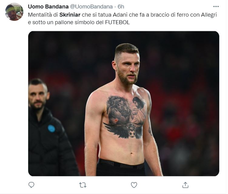 tatuaggio Skriniar