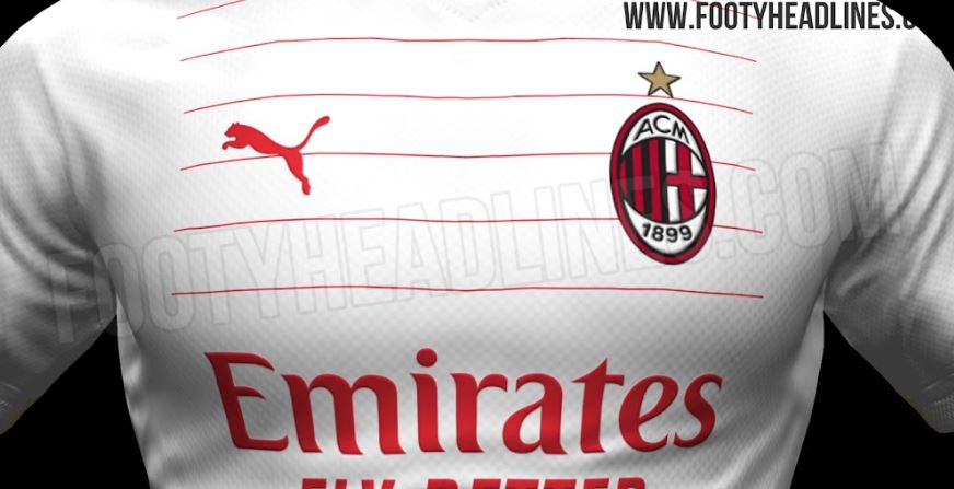 Seconda maglia Milan 