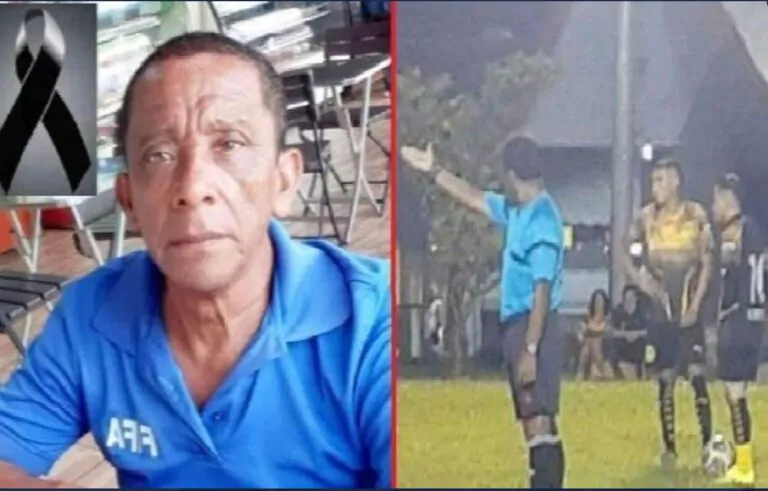 arbitro ucciso