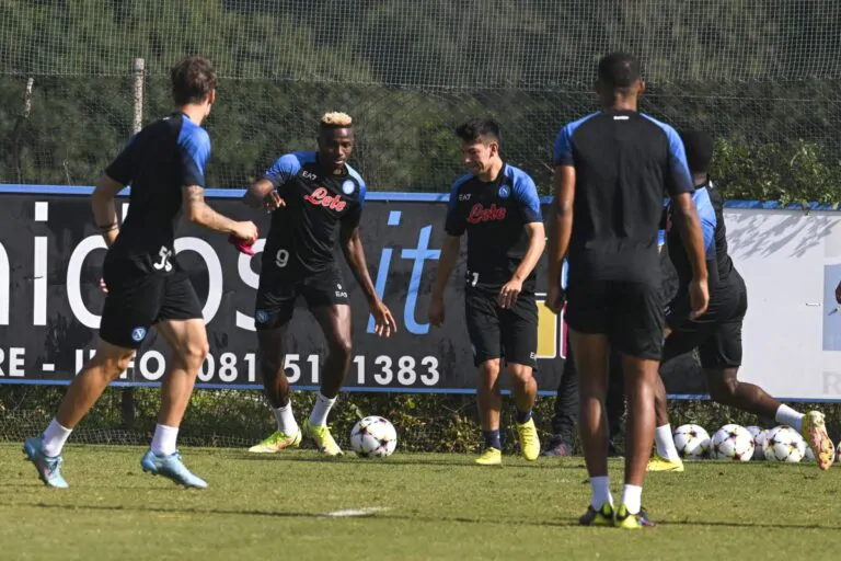 allenamento Napoli