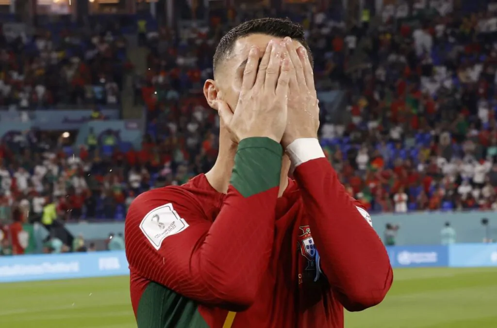 lacrime Cristiano Ronaldo