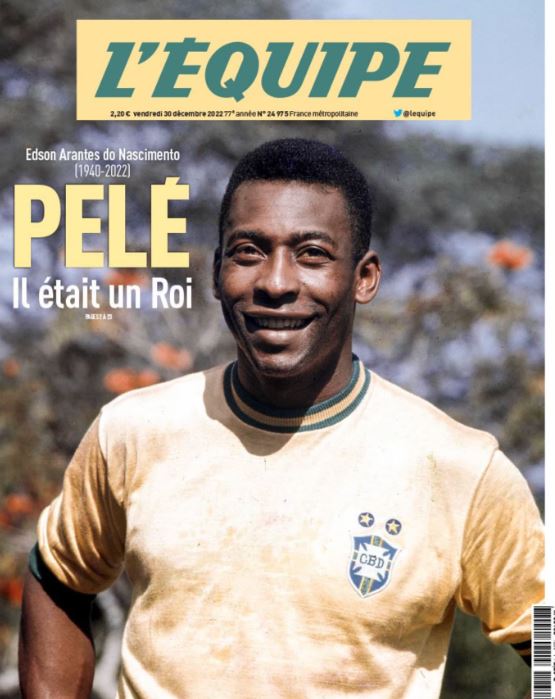 giornali morte Pelé